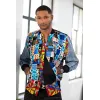 Patchwork-Jacke Mazin II