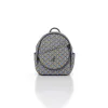 Shweshwe Mini-Rucksack Blau hinten