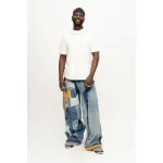 Patchwork-Hose Baggy Vorderseite