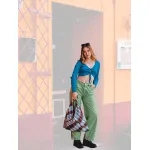 Handtasche handgewebt Kupfer