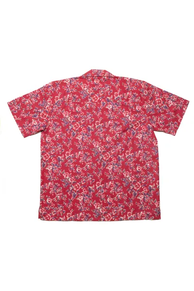 Crazy Shirt Flowers Rouge hinten