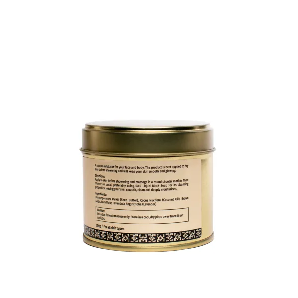 Lavendel Shea Zuckerpeeling Rückseite