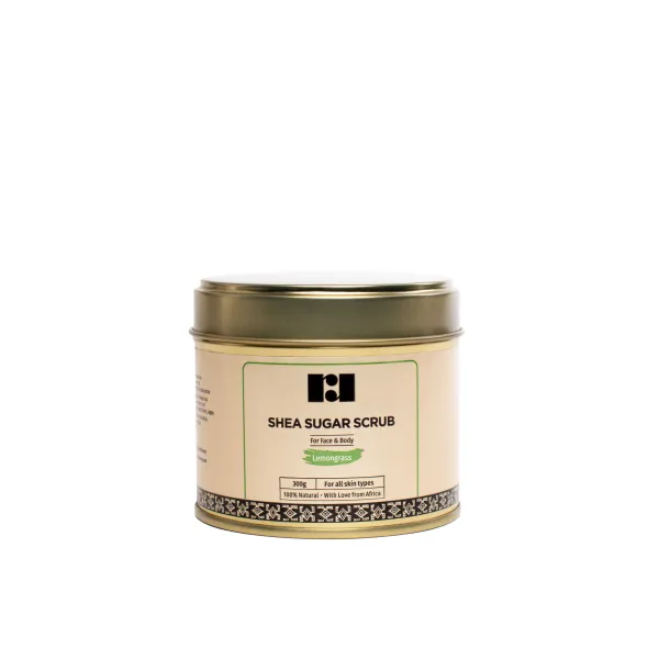 Zitronengras Shea Zuckerpeeling